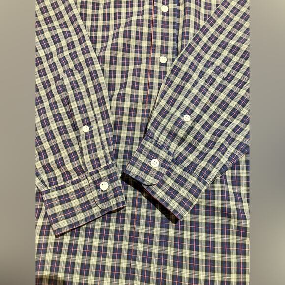 VTG Polo Ralph Lauren Plaid Long Sleeve Button Down Shirt Classic Fit Size M - Picture 9 of 11